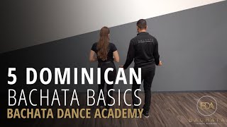 Dominican Bachata Footwork amp Partnerwork  Demetrio amp Nicole  Bachata Dance Academy [upl. by Ume]