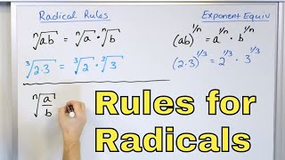 08  Rules to Multiply amp Divide Radicals in Algebra Simplifying Radical Expressions [upl. by Penelopa]