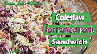 Coleslaw for Pulled Pork Sandwich [upl. by Nahtannoj]