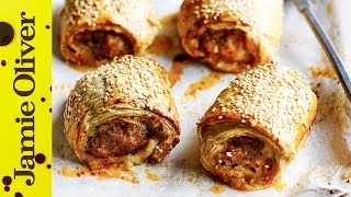 Jamies Quick amp Easy Sausage Roll Recipe [upl. by Reivad412]