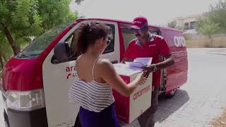 Aramex  delivery test  what3words [upl. by Attenra]