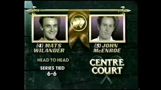 Mats Wilander vs John McEnroe  QF  Wimbledon 1989 [upl. by Lynette]