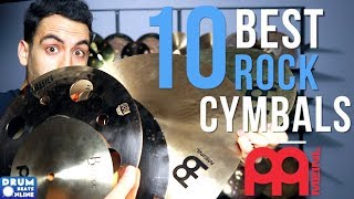 The 10 BEST Rock Cymbals From MEINL  Drum Beats Online [upl. by Llerrut]