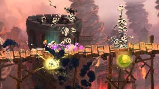 Rayman Legends  Castle Rock Gameplay Footage EUROPE [upl. by Hurst]