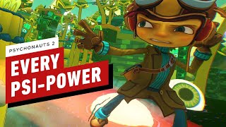 Every PSIPower In Psychonauts 2 [upl. by Crow]