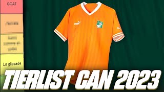 Le PLUS BEAU MAILLOT de la CAN 2023  Tierlist [upl. by Schild622]