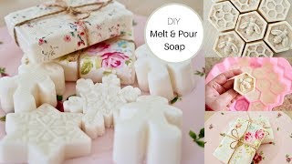 How to make Soap The melt and pour easy method [upl. by Eveam]