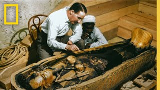 The Excavation of Tutankhamun’s Mummy  King Tut in Color [upl. by Harrak]