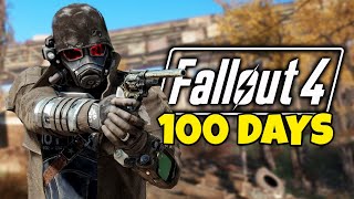 I SPENT 100 Days in Fallout 4 Survival Mode As An NCR Veteran Fallout 4 Movie [upl. by Eelydnarb]