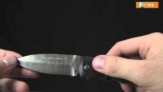 Boker Kalashnikov LE Damascus Automatic Knife Overview [upl. by Llemaj]