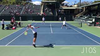 Top Doubles Points  College Tennis 2019 [upl. by Ellerey]