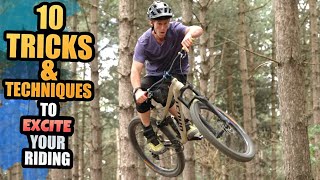 10 MTB TRICKS AND TECHNIQUES TO EXCITE YOUR RIDING [upl. by Aciraj]