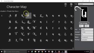 Full screen Character map [upl. by Truk]
