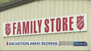 Salvation Army stores reopen with new guidelines [upl. by Salesin]