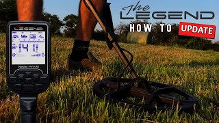 How To Update The Legend  Nokta Legend  Metal Detecting [upl. by Farrison]