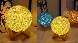 Easy Make Moon Lamp  DIY  Night Lamp Ideas  Best Home Decor Ideas  Bedroom Lamps for Night [upl. by Adnoral945]