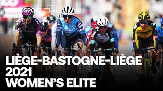 Liège–Bastogne–Liège 2021  Elite Women’s  Highlights  Cycling  Eurosport [upl. by Marlene]