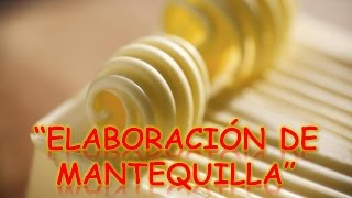 PROCESO DE ELABORACIÓN DE MANTEQUILLA  ProcesosProductivos [upl. by Ahsille]