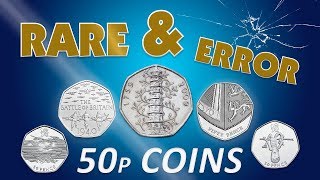 Rare and error 50p coins in circulation Could they be worth £££ [upl. by Isabeau614]