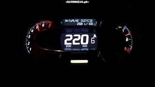 Renault Clio RS 220 EDC Trophy acceleration 0100 kmh 0200 kmh 0400 m racelogic [upl. by Enymzaj]