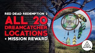 Red Dead Redemption 2  All 20 Dreamcatcher Locations Guide amp Reward [upl. by Sesylu509]