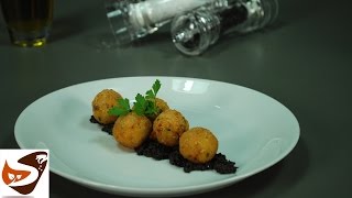 Polpette di pesce con patate e gamberetti  antipasti di pessce fish balls recipe [upl. by Ahseiyt]