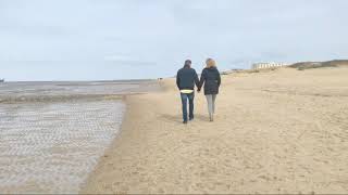 Ein Spaziergang am Strand und auf dem Deich zwischen Duhnen Steinmarne und Döse Cuxhaven live Webcam [upl. by Nylirak]