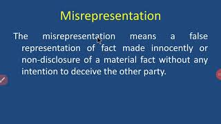 Misrepresentation [upl. by Netty]