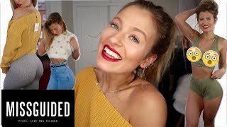 MISSGUIDED UNBOXING HAUL amp TRY ON A SeeThrough Experience 🤔 [upl. by Anima378]