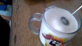 Aerolatte Review Frothing Cold Milk In Under 1 Minute [upl. by Uticas]