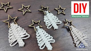 MACRAME CHRISTMAS TREE TUTORIAL [upl. by Tamis356]