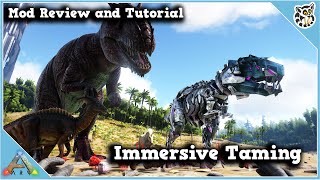 Immersive Taming Mod  Tutorial  Review  Ark Survival Evolved [upl. by Elston]