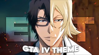 Aizen x Urahara  GTA IV Theme Edit [upl. by Pebrook882]