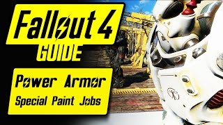 Fallout 4 Power Armor SpecialUnique Paint Jobs Guide amp Overview [upl. by Eiduam]