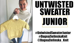 Untwisted Sweater Junior Prosty sweter dla dziecka Reglan [upl. by Galer615]