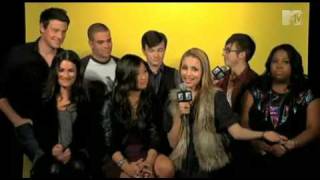 The Glee Cast Shares Their Obsessions [upl. by Odlopoel]