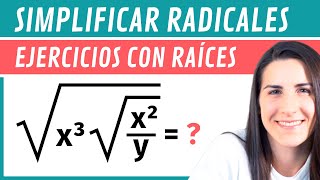 SIMPLIFICAR RAÍCES ✅ Ejercicios con Radicales [upl. by Othilia]