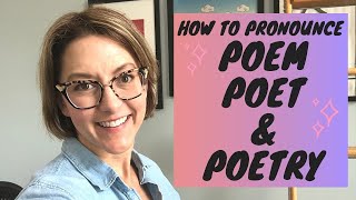 Learn to Pronounce POEM POET POETRY  American English Pronunciation Lesson learnenglish [upl. by Kera]