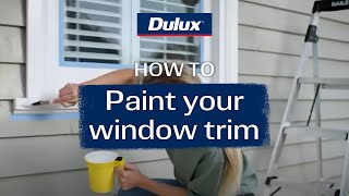 DIY guide to painting windows  Dulux [upl. by Hackett336]