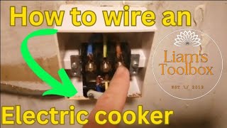 How to wire an electric cooker [upl. by Nivonod]