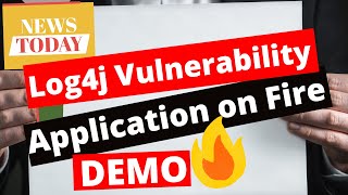 Log4j Vulnerability  Demo and Fix [upl. by Ferneau]