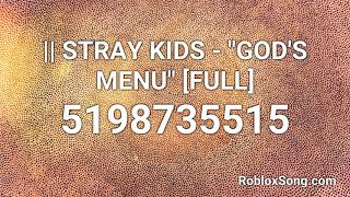 ℓ STRAY KIDS  quotGODS MENUquot FULL Roblox ID  Roblox Music Code [upl. by Tam555]