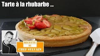 Tarte rhubarbe  Recette gourmande par Chef Sylvain [upl. by Simonette451]