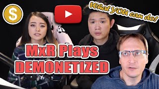 MxRPlays gets Demonetized What YOU Can Do About It [upl. by Anairam]