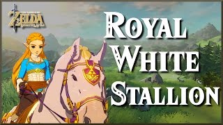 Zelda Breath of the Wild How to get the Royal White Horse [upl. by Scales]